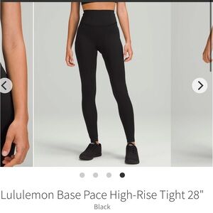 Lululemon Base Pace High-Rise Tight 28"
